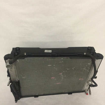 17117534904-01  /  7553664-01 BMW 745 E65 COOLING RADIATOR AC CONDESER AND COOLERS 2002 2003 2004 2005 OEM