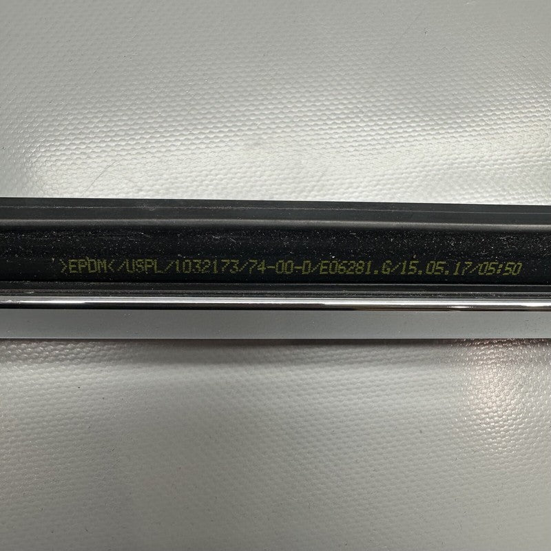 1032165-88-D TESLA MODEL X DOOR WINDOW MOLDING LEFT FRONT 2016 17 18 19 2020 OEM 1032165-88-D