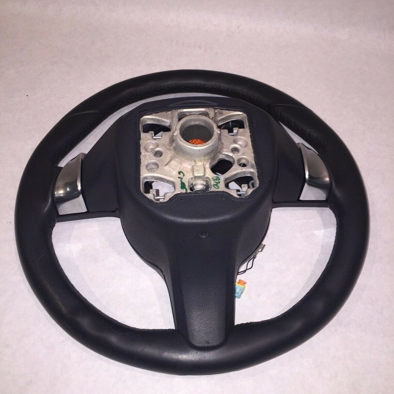 7PP419091CJA34 PORSCHE CAYENNE 958 PANAMERA 970 STEERING WHEEL 2014 2015 BLACK LEATHER OEM