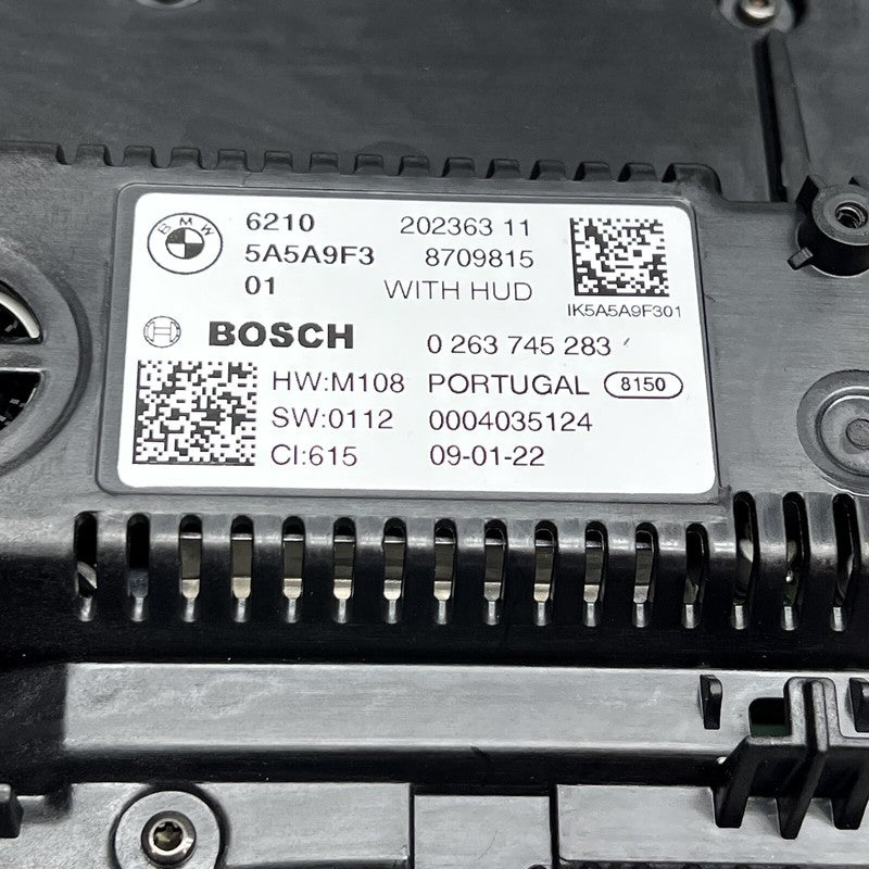62105A5A9F3 BMW X3 INSTRUMENT CLUSTER X5 2020 2021 2022 2023 OEM 62105A5A9F3