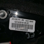 KIA OPTIMA MIRROR RIGHT PASSENGER HEATED 2016 2017 2018 BLACK OEM
