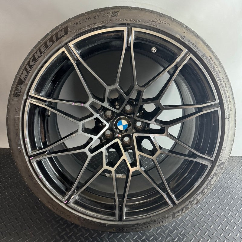 BMW M3 M4 WHEEL RIM 20 INCH REAR 2021 2022 2023 2024 2025 OEM 8093839