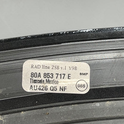 80A853717E AUDI Q5 FENDER FLARE MOLDING LEFT FRONT 2018 2019 2020 OEM 80A853717E