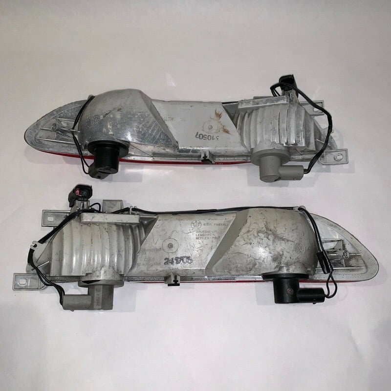 63217165815 BMW 645 LEFT AND RIGHT REVERSE LAMP FOG LIGHT REFLECTOR 2004 2005 2006 2007 OEM