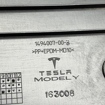 1494007-00-B TESLA MODEL Y REAR LOWER UNDER TRAY 2020 2021 2022 2023 OEM 1494007-00-B