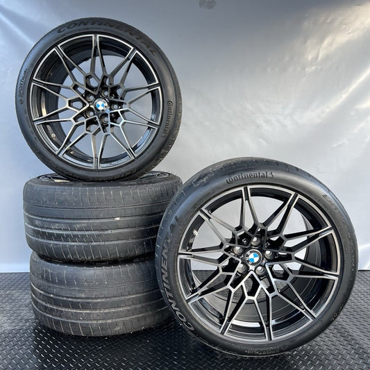 7882868 BMW M3 WHEEL RIM SET 19 & 20 INCH M4 G80 2021 2022 2023 2024 2025 OEM 7882868