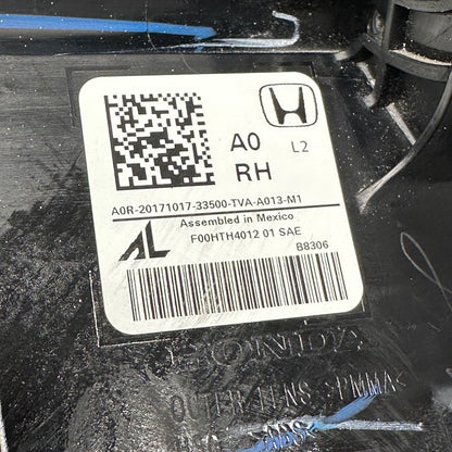 HONDA ACORD TAIL LIGHT RIGHT PASSENGER 2020 2021 2022 OEM