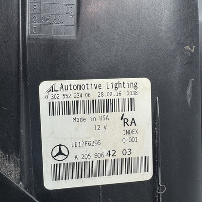 a2059064203 MERCEDES BENZ C300 HEADLIGHT C400 RIGHT PASSENGER 2015 2016 2017 2018 LED OEM