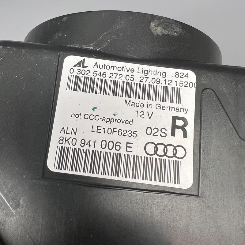 8K0941006E AUDI A4 HEADLIGHT RIGHT PASSENGER S4 2013 2014 2015 2016 XENON OEM 8K0941006E
