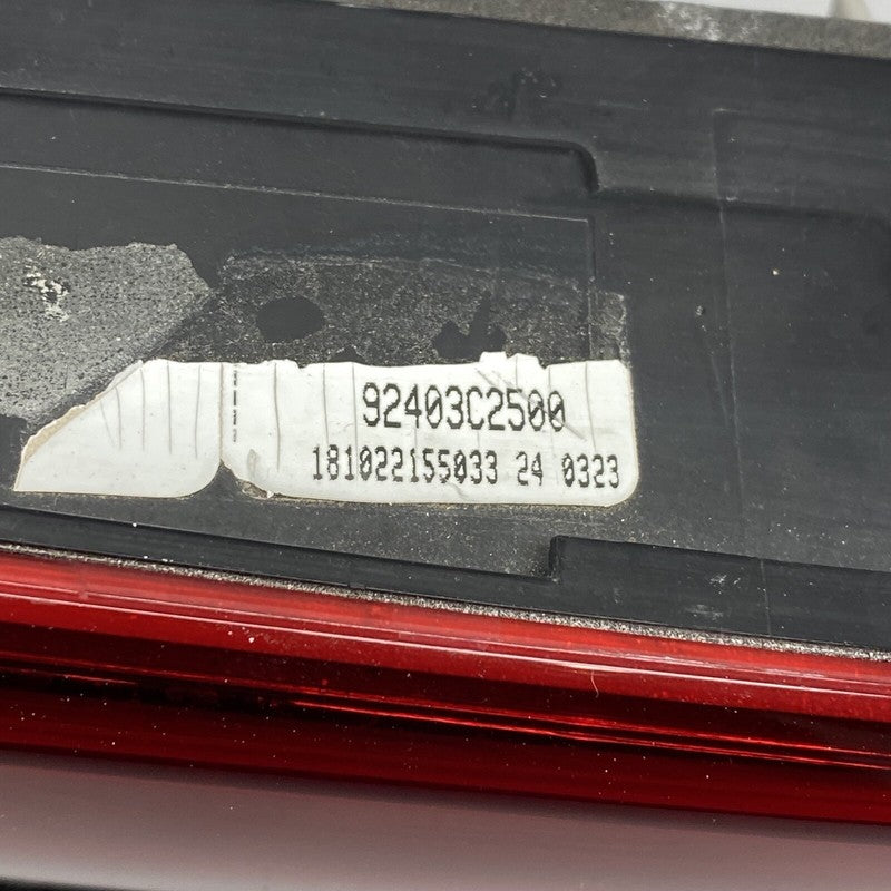 92403 C2500 HYUNDAI SONATA TAIL LIGHT LEFT DRIVER INNER 2018 2019 OEM 92403C2500