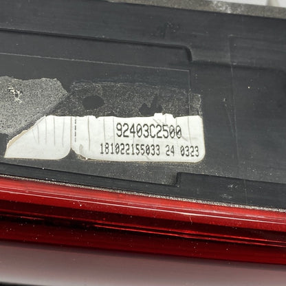 92403 C2500 HYUNDAI SONATA TAIL LIGHT LEFT DRIVER INNER 2018 2019 OEM 92403C2500