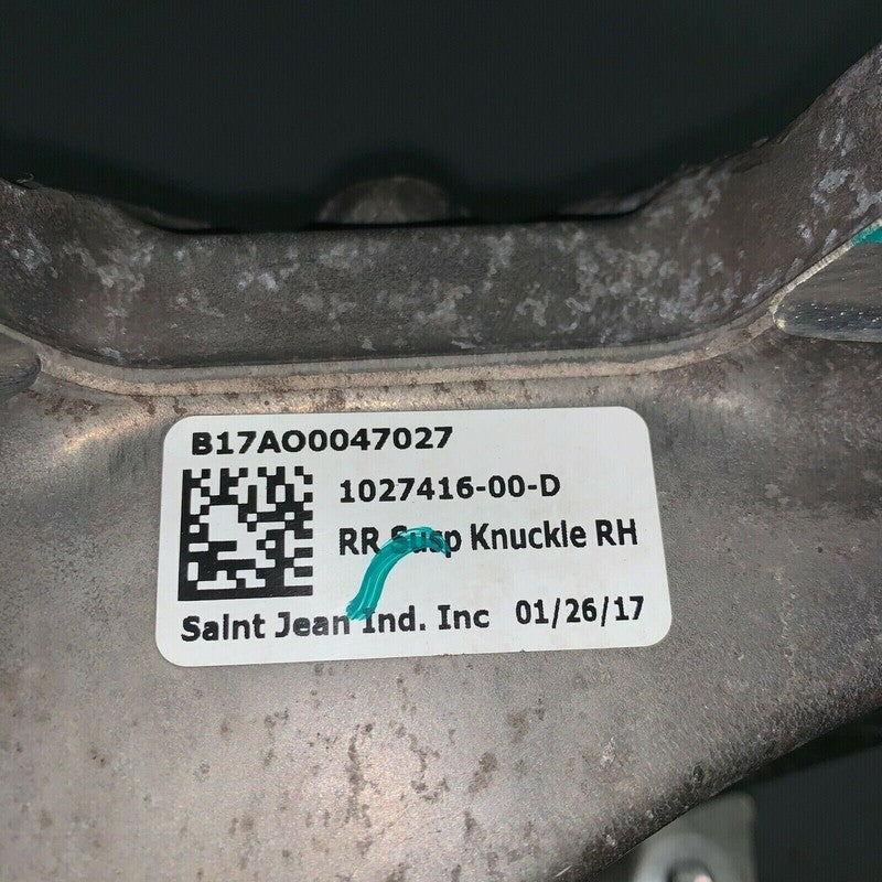 1027416-00-D TESLA MODEL X RIGHT REAR SUSPENSION KNUCKLE 2016 2017 2018 2019 OEM