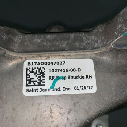 1027416-00-D TESLA MODEL X RIGHT REAR SUSPENSION KNUCKLE 2016 2017 2018 2019 OEM