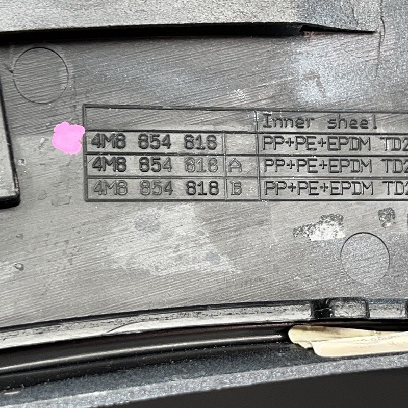 4M8853818 AUDI Q8 WHEEL OPENING MOLDING RIGHT REAR 2019 2020 OEM 4M8853818