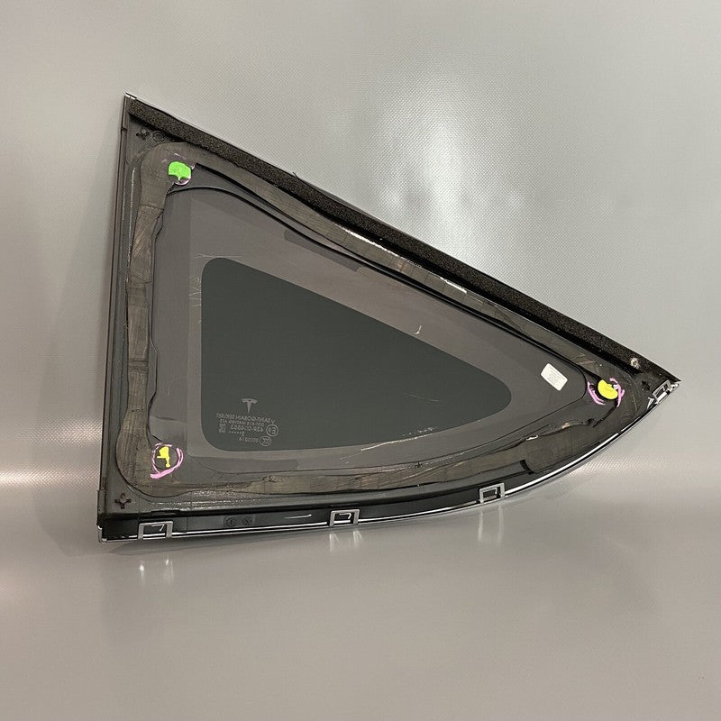 1034906-80-F TESLA MODEL X QUARTER GLASS LEFT REAR 1034906-80-F 2016 2017 2018 2019 2020 OEM