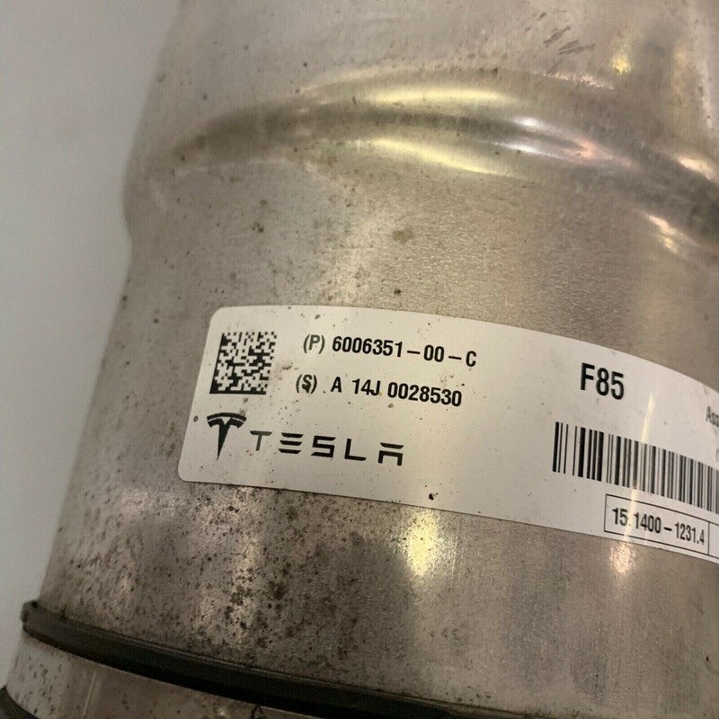 6006351-00-c TESLA MODEL S AIR SPRING STRUT SHOCK LEFT FRONT 2012 2013 2014 2015 OEM