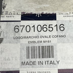 670106516 MASERATI LEVANTE FRONT EMBLEM BADGE 2017 2018 OEM 670106516 
