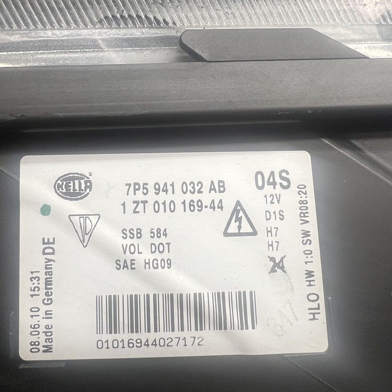 7P5941032AB PORSCHE CAYENNE HEADLIGHT RIGHT PASSENGER XENON HID 2011 12 13 2014 7P5941032AB