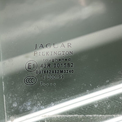 43R-001582 JAGUAR XF DOOR GLASS RIGHT REAR 2009 2010 2011 12 13 2014 2015 43R-001582 OEM
