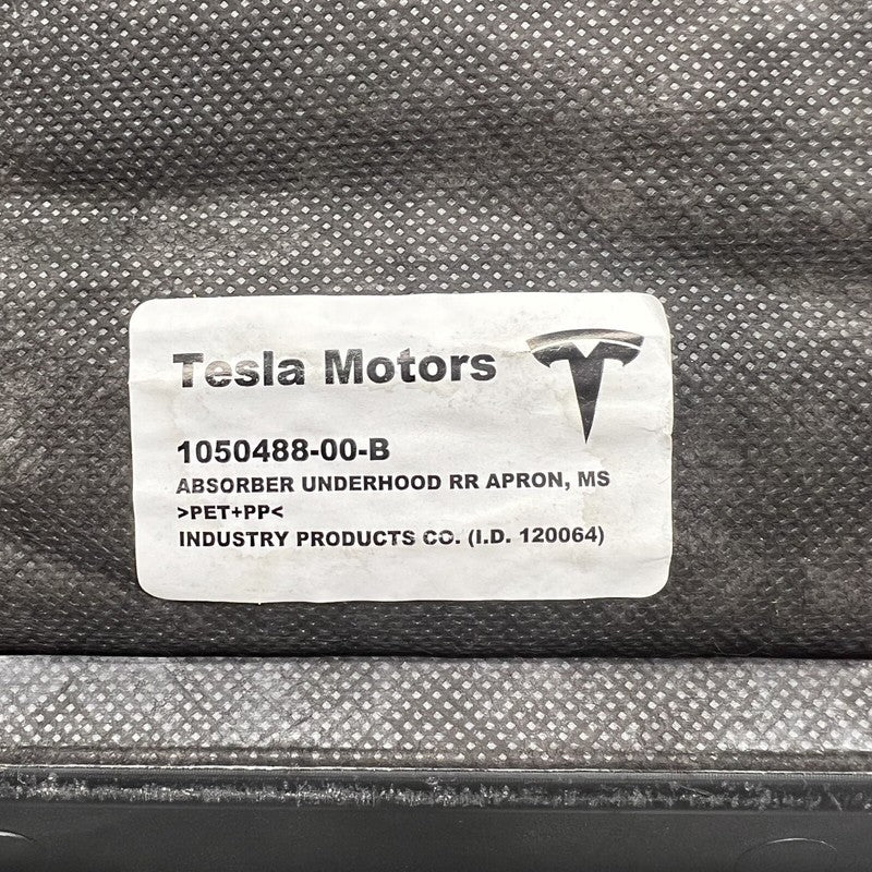 1050488-00-B TESLA MODEL S UNDERHOOD COWL VENT COVER FRONT 2012 13 14 15 16 17 18 2019 OEM