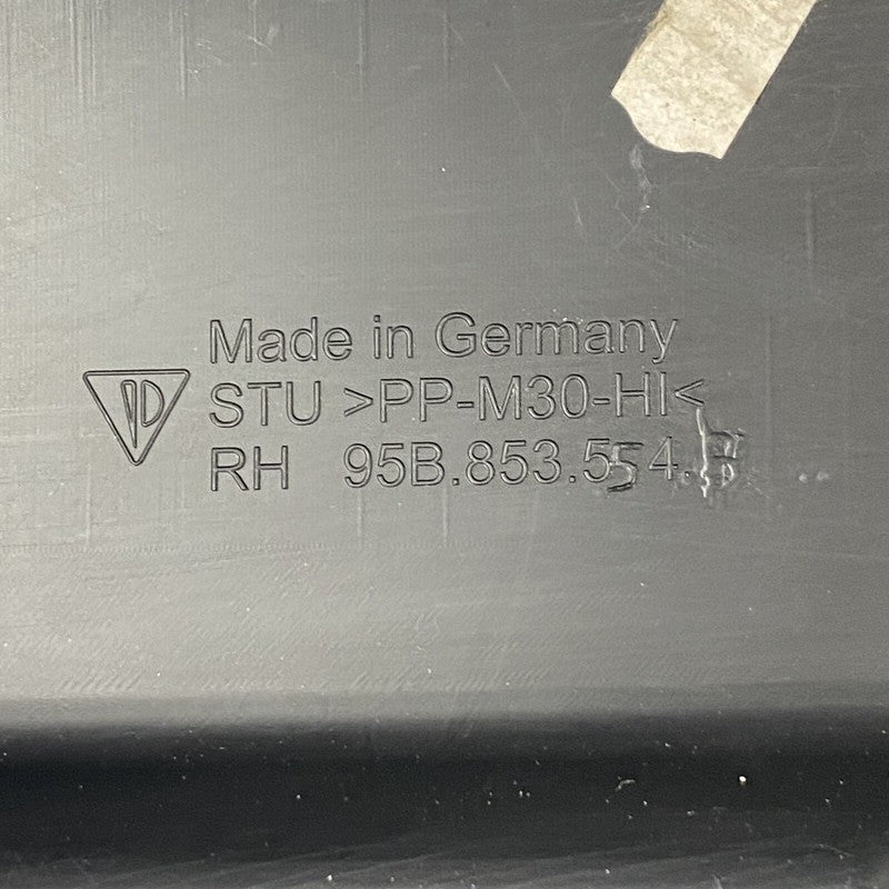95B853554B PORSCHE MACAN ROCKER MOLDING RIGHT PASSENGER 2015 2016 2017 2018 OEM 95B853664B