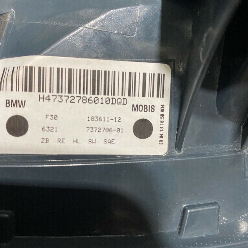 63217372786 BMW 328 TAIL LIGHT RIGHT PASSENGER F30 63217372786 2012 2013 2014 2015 LED