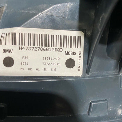 63217372786 BMW 328 TAIL LIGHT RIGHT PASSENGER F30 63217372786 2012 2013 2014 2015 LED