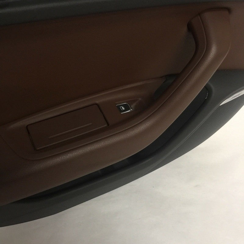 AUDI A6  DOOR TRIM PANEL LEFT REAR 2015 2016 BLACK BROWN OEM