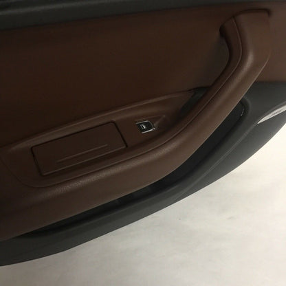 AUDI A6  DOOR TRIM PANEL LEFT REAR 2015 2016 BLACK BROWN OEM