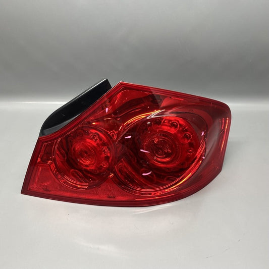 G37 INFINITI G37 TAIL LIGHT RIGHT PASSENGER 2007 2008 2009 2010 2011 2012 SEDAN OEM