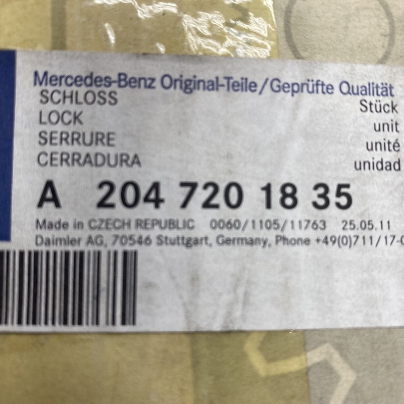 A2047201835 MERCEDES BENZ C300 DOOR LOCK ACTUATOR RIGHT FRONT 2008 2009 2010 2011 OEM