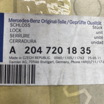 A2047201835 MERCEDES BENZ C300 DOOR LOCK ACTUATOR RIGHT FRONT 2008 2009 2010 2011 OEM