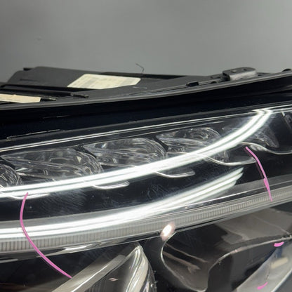 a2059064203 MERCEDES BENZ C300 HEADLIGHT C400 RIGHT PASSENGER 2015 2016 2017 2018 LED OEM