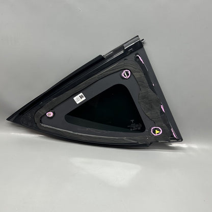 1495740-00-E TESLA MODEL Y QUARTER GLASS LEFT REAR 2020 2021 2022 2023 OEM 1495740-00-E