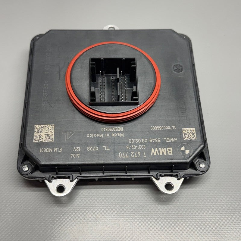 BMW X3 X4 HEADLIGHT MODULE 2019 2020 2021 OEM 7472770