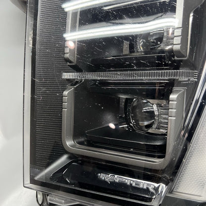 ml3v-13e017-xa FORD F-150 RAPTOR HADLIGHT LEFT DRIVER 2021 2022 2023 LED OEM  ML3V-13E017-XA