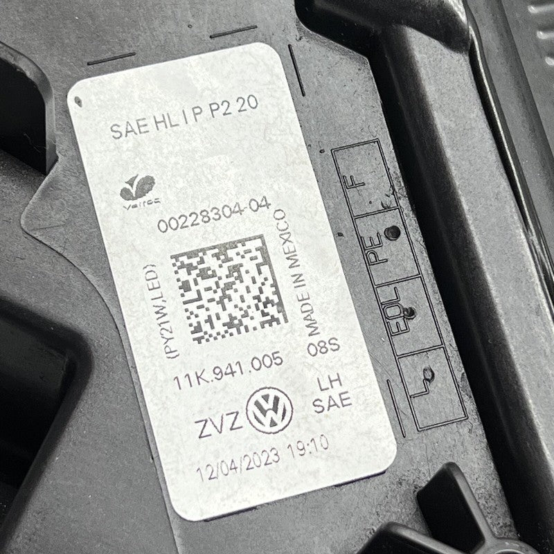 11K941005 VOLKSWAGEN ID4 HEADLIGHT LEFT DRIVER 2021 2022 2023 LED OEM 11K941005