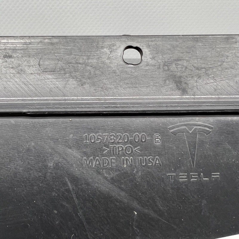 1057320-00-B TESLA MODEL S REAR BUMPER UNDER TRAY 2016 2017 2018 2019 2020 OEM 1057320-00-B