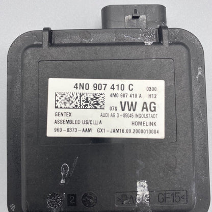 4N0907410C AUDI Q7 GARAGE DOOR OPENER HOMELINK MODULE RS5 4N0907410C 2019 2020 2021 OEM