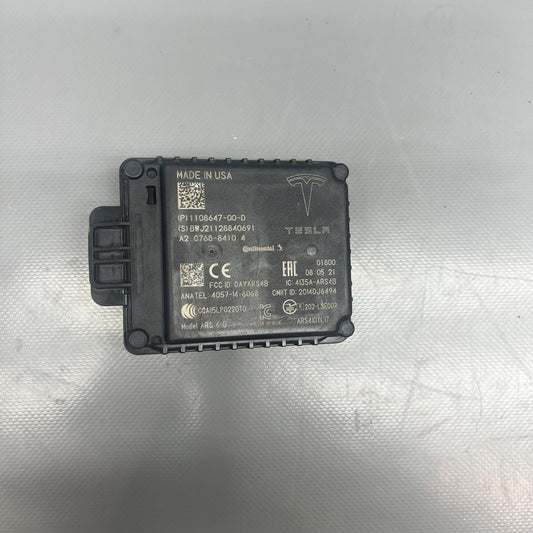 1108647-00-D TESLA MODEL 3 RADAR SENSOR MODULE 2017 2018 2019 2020 OEM 1108647-00-D