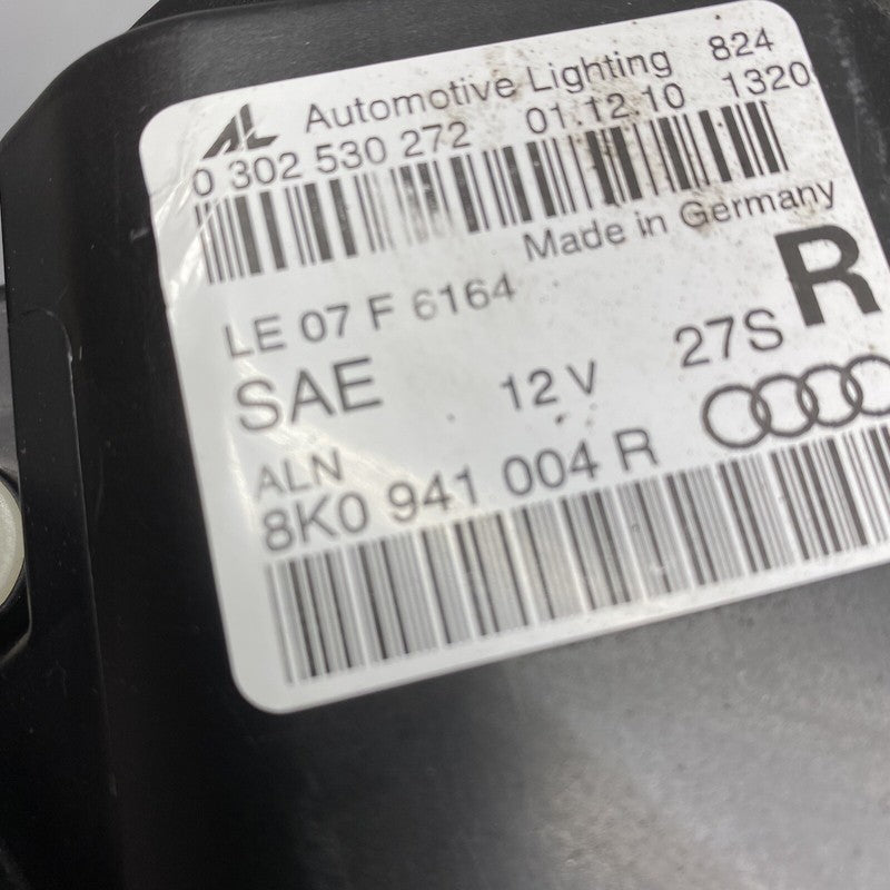 8K0941004R AUDI A4 HEADLIGHT RIGHT PASSENGER 8K0941004R 2009 2010 2011 2012 OEM BI-XENON