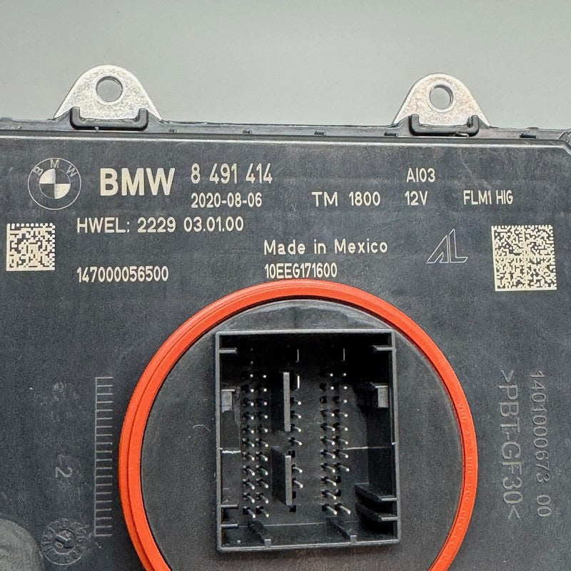 BMW X3 X4 HEADLIGHT MODULE UNIT 2018 2019 2020 2021 OEM 8491414