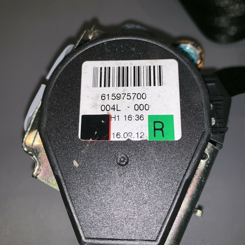 8F0857806C AUDI A5 S5 SEAT BELT RIGHT REAR CONVERTIBLE 2013 2014 2015 2016 BLACK OEM