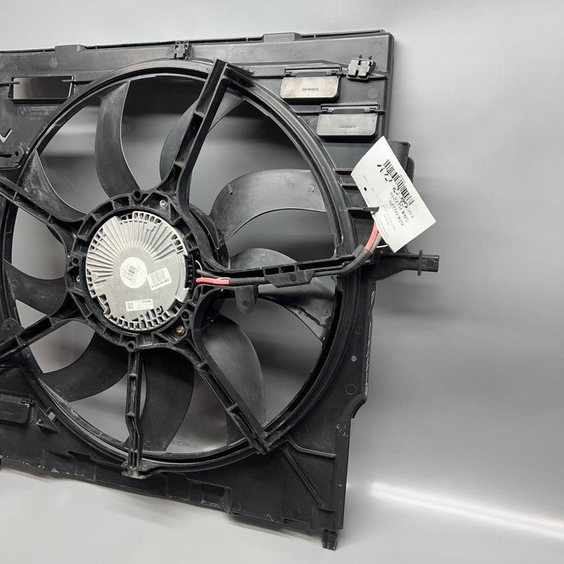 BMW X5 X6 RADIATOR COOLING FAN 2014 2015 2016 2017 2018 OEM 7634608