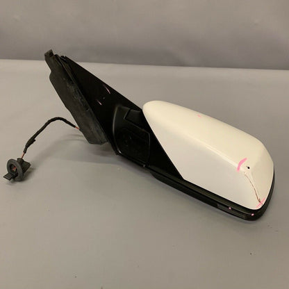 F0123113 BMW 528 MIRROR LEFT DRIVER SIDE 535 E60 2008 2009 2010 WHITE OEM
