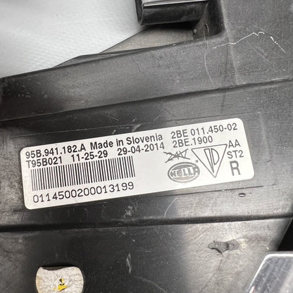 95B941182A PORSCHE MACAN FOG LIGHT RIGHT PASSENGER 2015 2016 2017 2018 OEM 95B941182A