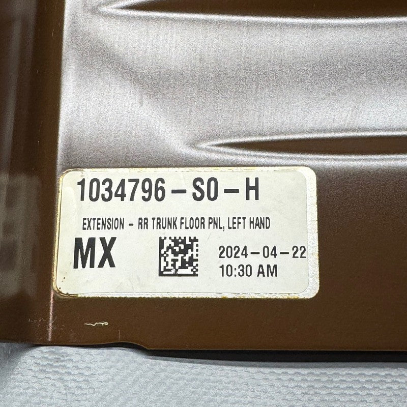 TESLA MODEL X TRUNK FLOOR EXTENSION PANEL LEFT 2016 2017 2018 2019 202