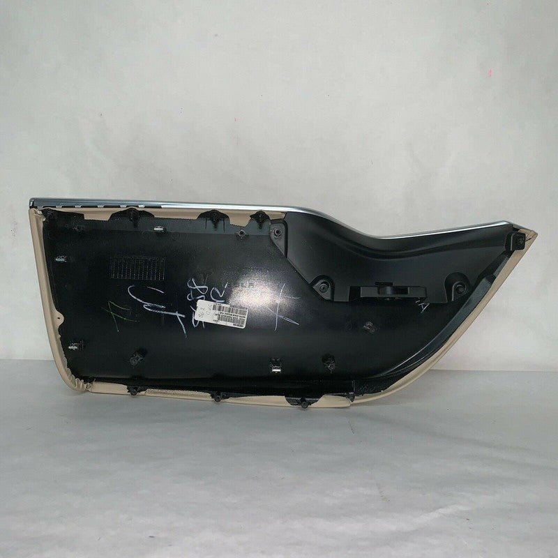 1007952-00 TESLA MODEL S CARRIER INSERT FRONT DOOR TRIM 2012 13 14 2015 TAN OEM 1007952-00