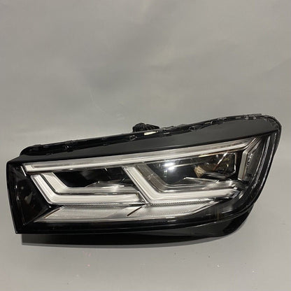 80A941033B AUDI Q5 HEADLIGHT LEFT DRIVER FULL LED 2018 2019 2020 OEM DAMAGED