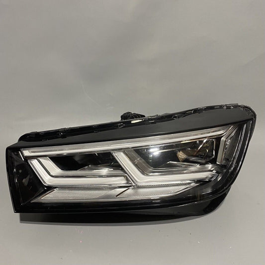 80A941033B AUDI Q5 HEADLIGHT LEFT DRIVER FULL LED 2018 2019 2020 OEM DAMAGED